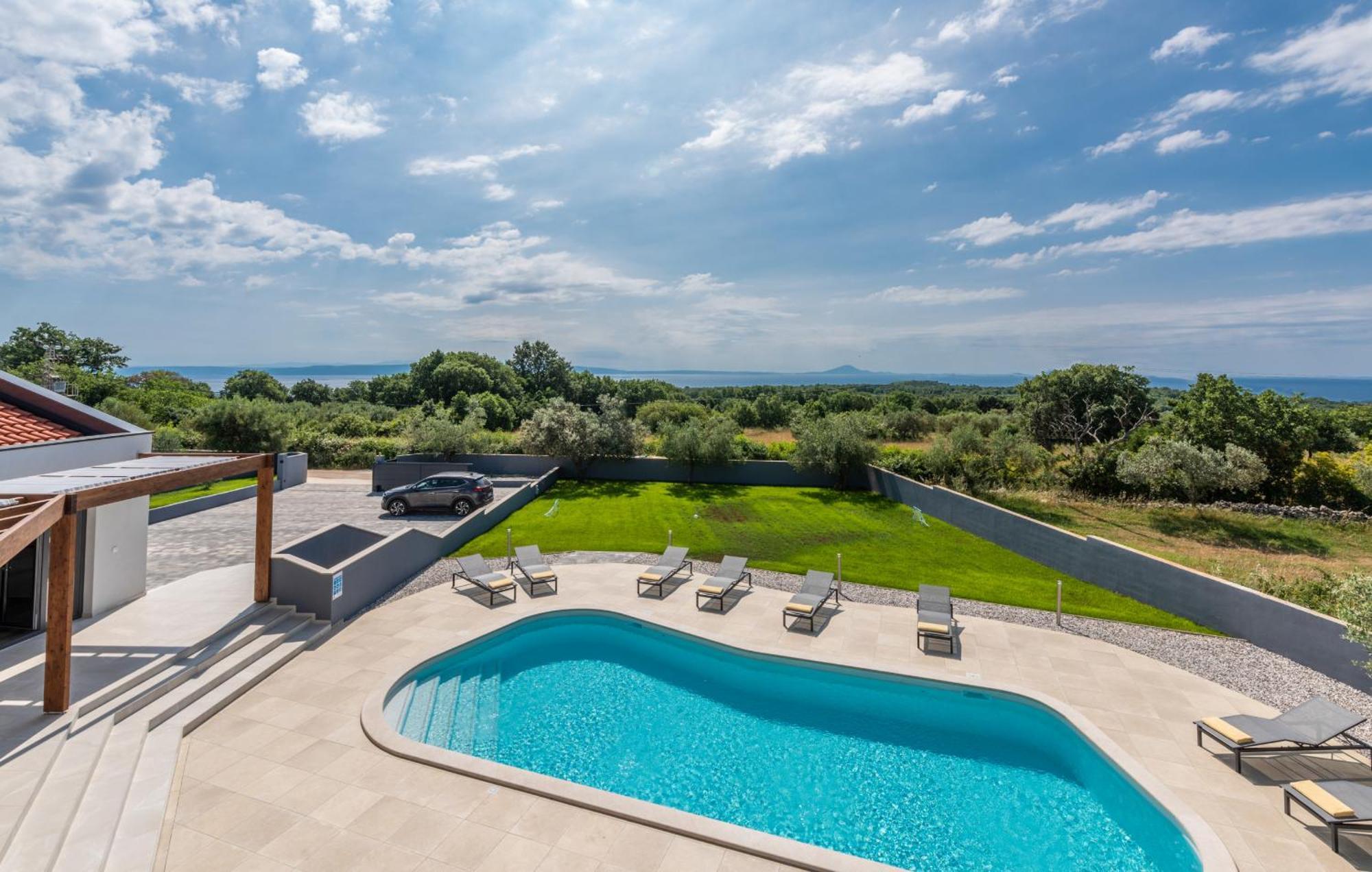 Villa Posidonia Near Pula With Sea View And Surrounded By Olive Trees Krnica Eksteriør billede
