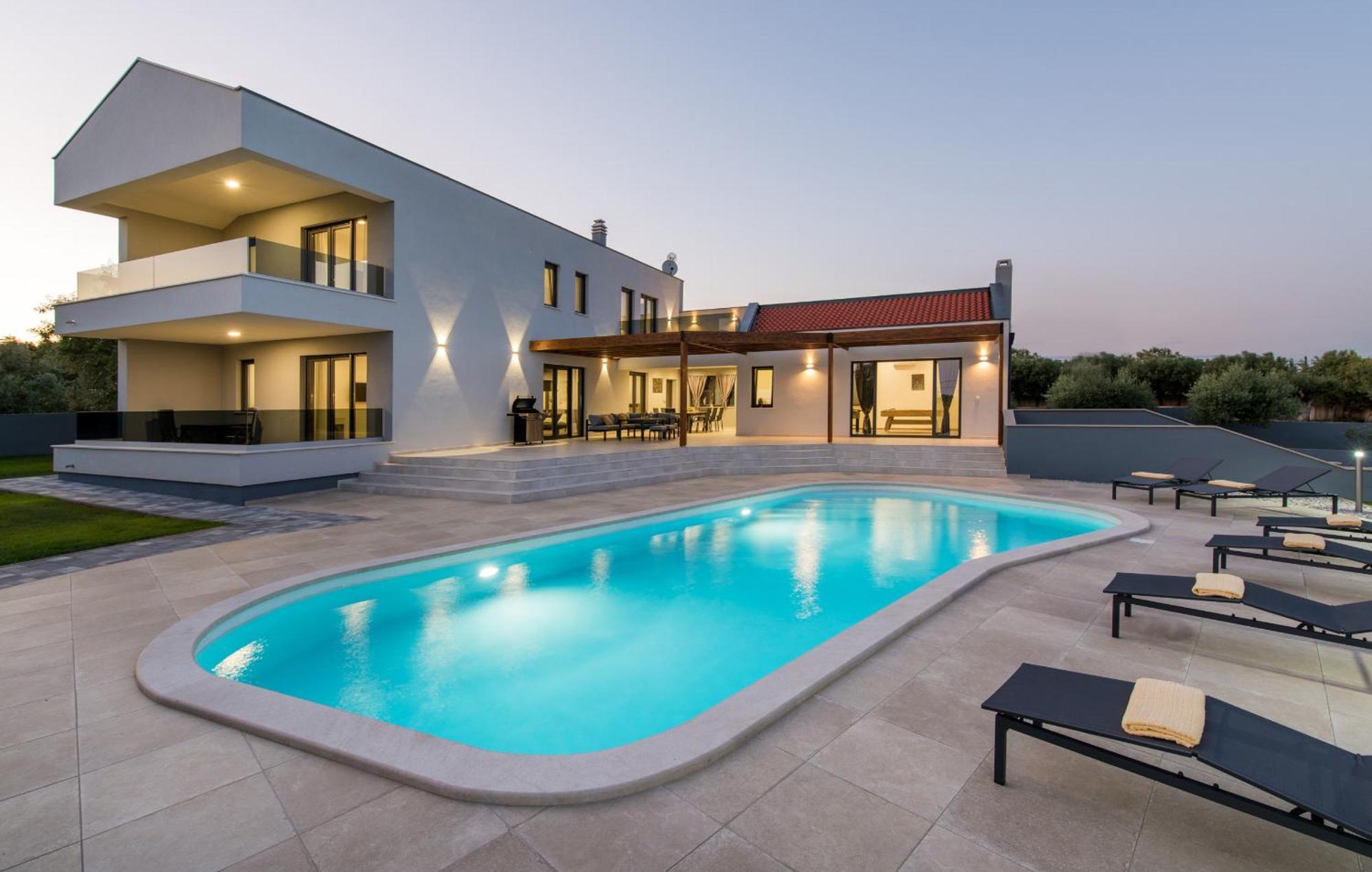Villa Posidonia Near Pula With Sea View And Surrounded By Olive Trees Krnica Eksteriør billede
